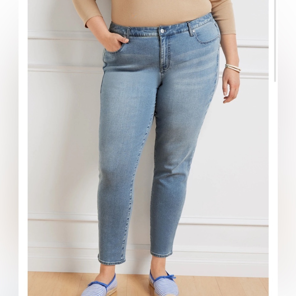 Talbots Flawless Slim Ankle Jeans Monterey Wash